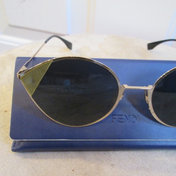 new FENDI FF03411S women\'s gold/gray sunglasses main image 14